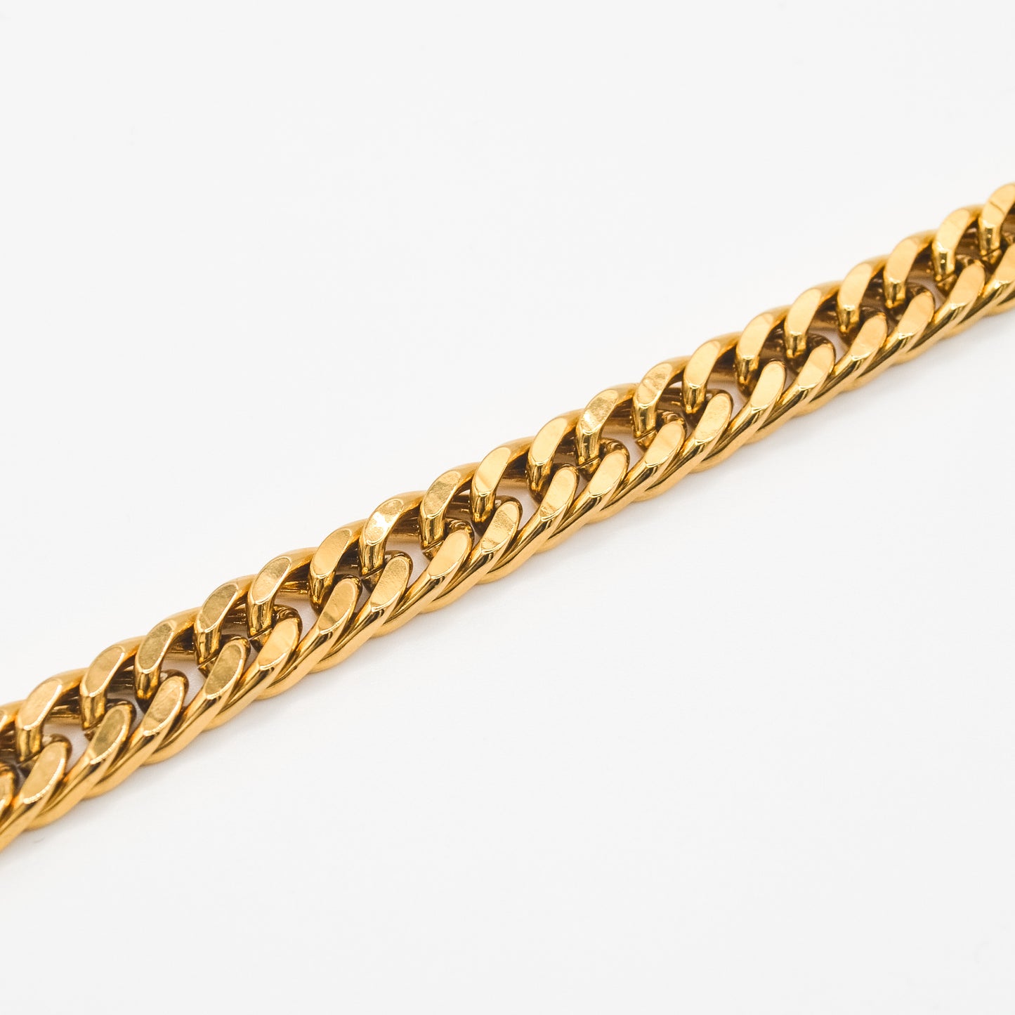 Gold Bold Cuban Bracelet 10mm