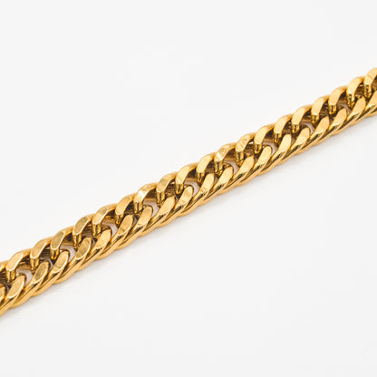 Gold Bold Cuban Bracelet 10mm