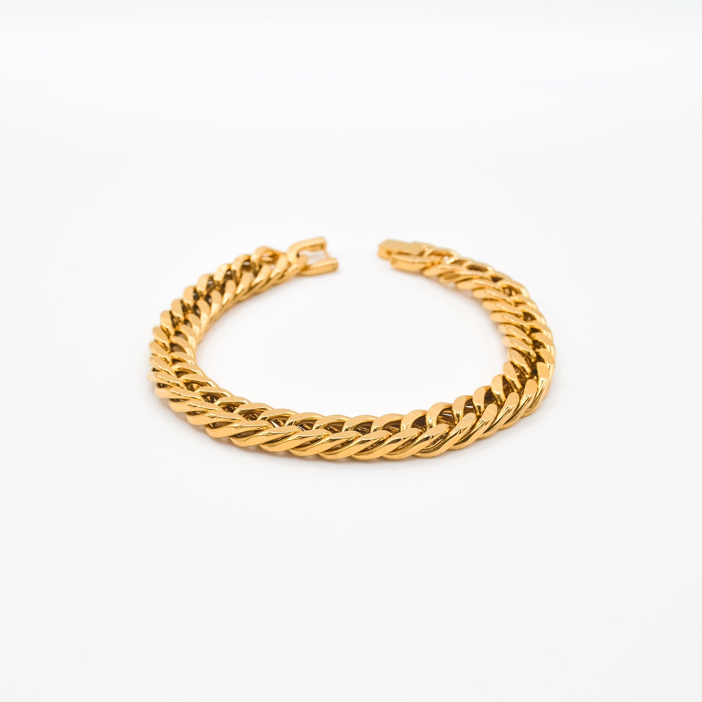 Gold Bold Cuban Bracelet 10mm