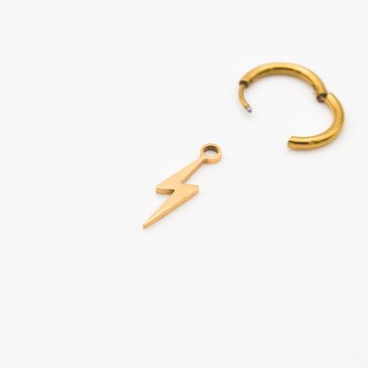 Gold Bolt Earrings