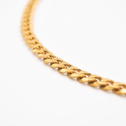 Gold Classic Cuban Chain 7mm