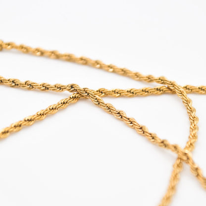 Gold Rope Chain 2mm