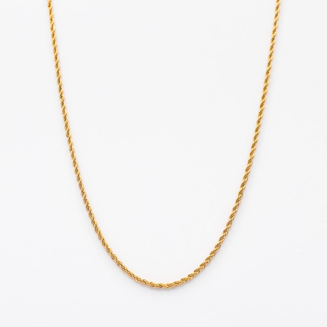 Gold Rope Chain 2mm