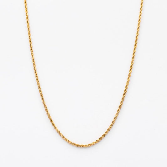 Gold Rope Chain 2mm