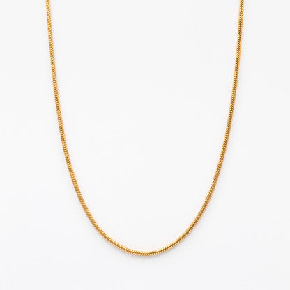 Gold Round Snake Chain 2mm