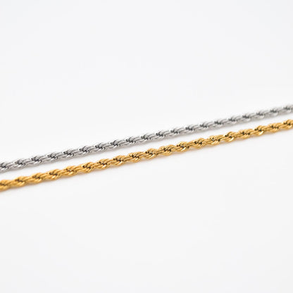 Gold Rope Chain 2mm