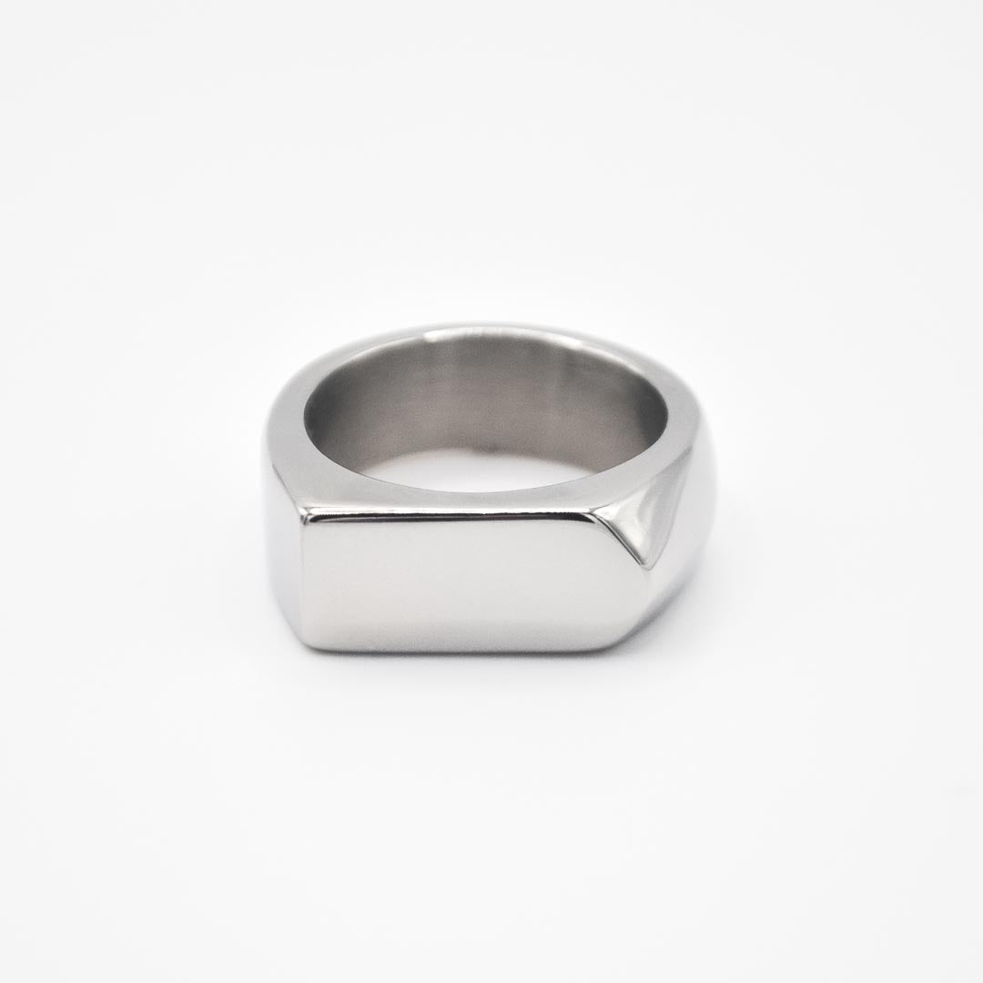 Silver Arrow Signet Ring