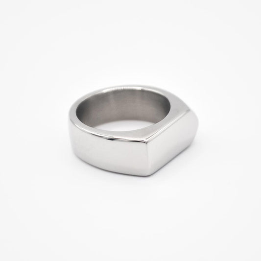 Silver Arrow Signet Ring