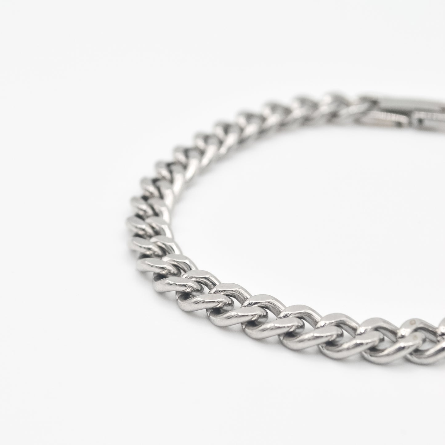 Silver Classic Cuban Bracelet 7mm