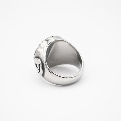 Silver Compass Ring