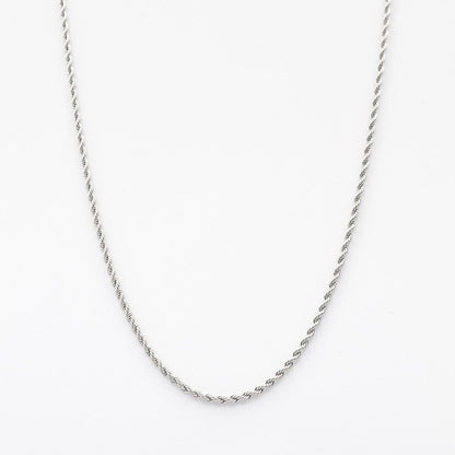 Silver Rope Chain 2mm