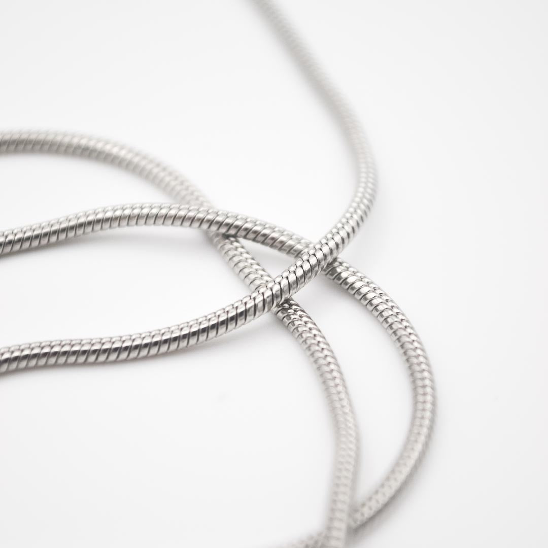 Silver Round Snake Chain 2mm