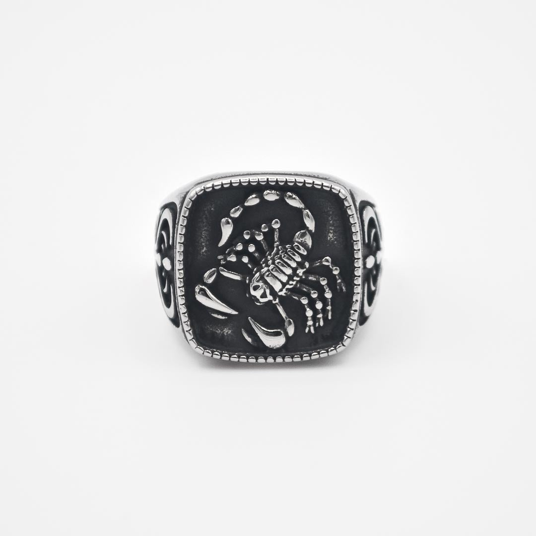 Silver Scorpion Ring