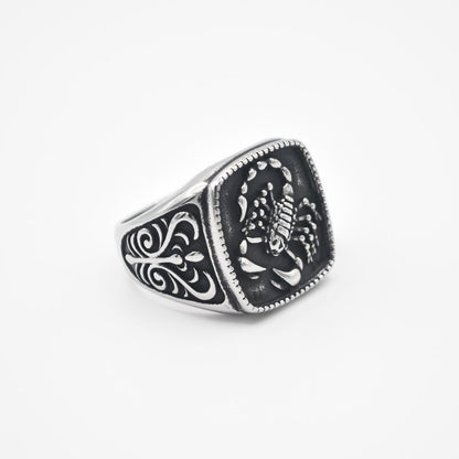 Silver Scorpion Ring