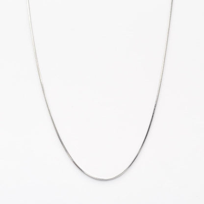 Silver Square Snake Chain 1.2mm