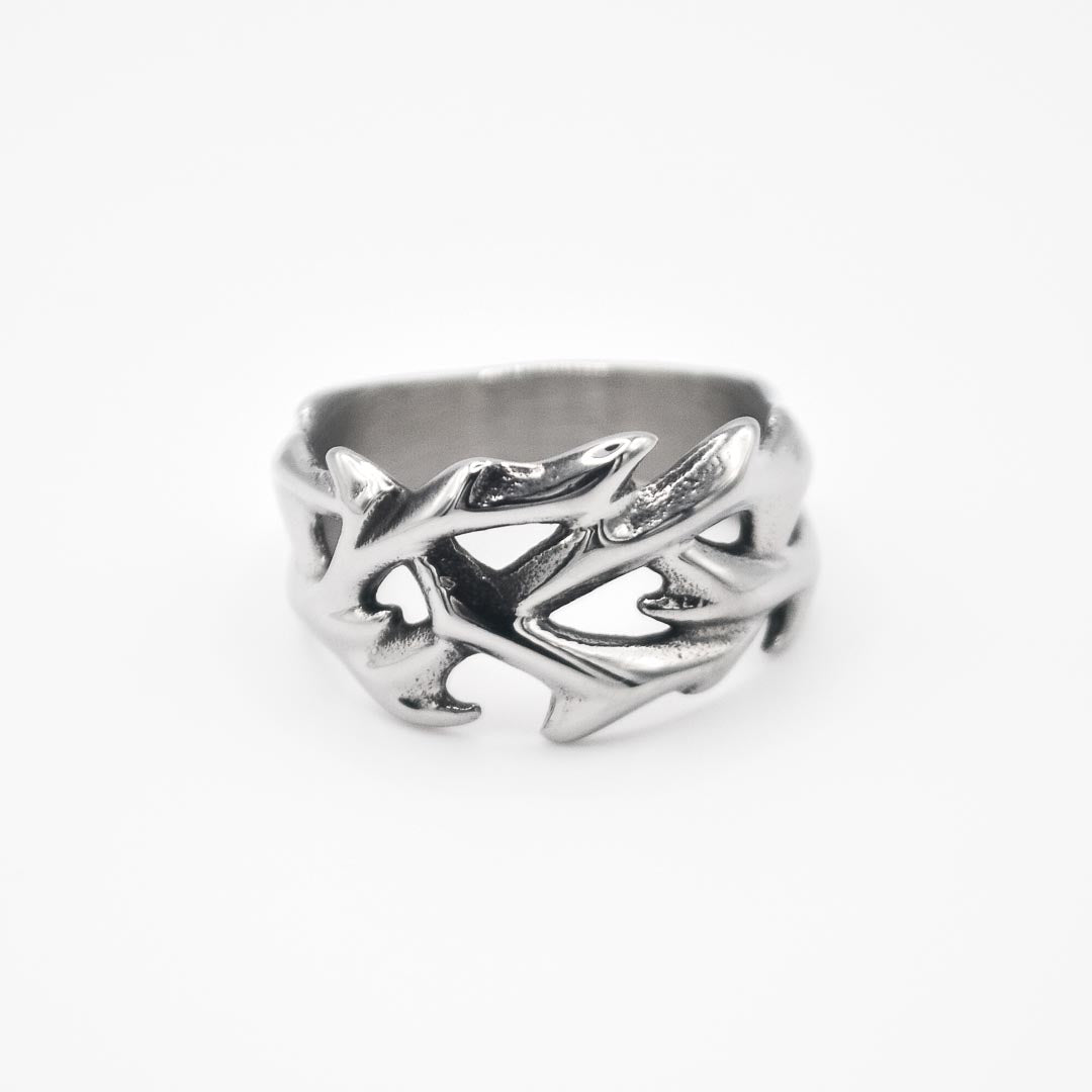 Silver Thorns Ring